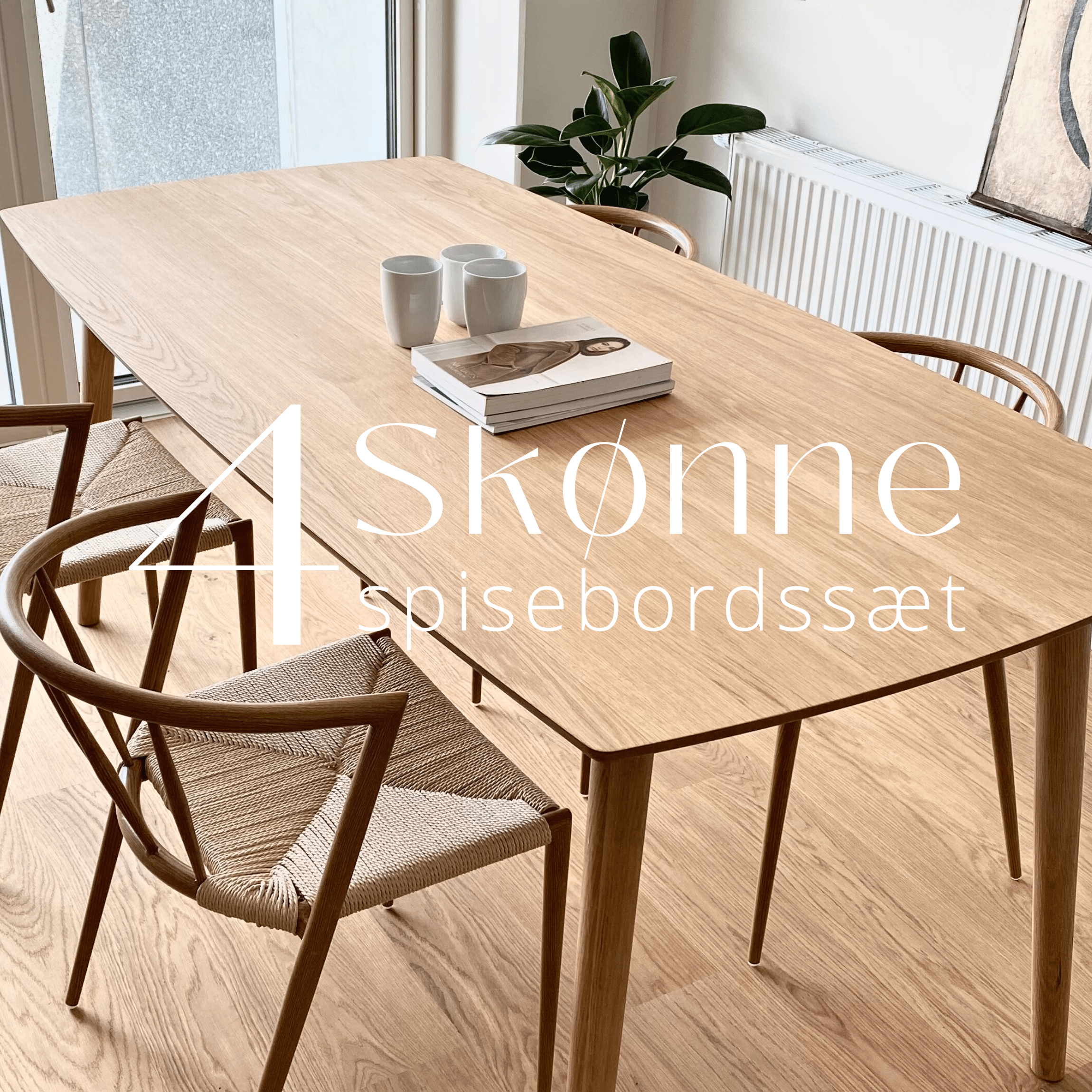 Inspiration til spisestuen: Spisebordssæt