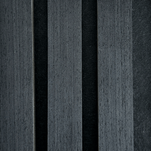 Akustikpanel prøve i sort egefiner 150 x 120 mm