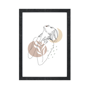 Paloma billedramme 21x30 cm sort