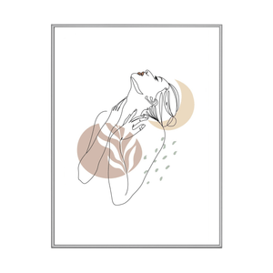 Malina billedramme PVC blank Stål 21x30 cm