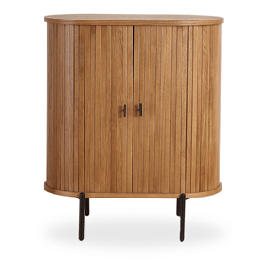 Florence jalousi skab med lameller i eg 70x40x85 cm