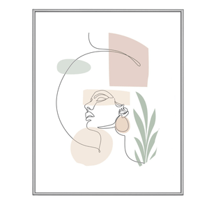 Malina billedramme PVC blank Stål 30x40 cm