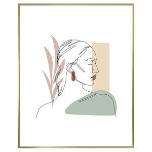 Ibi billedramme 40x50 cm guld