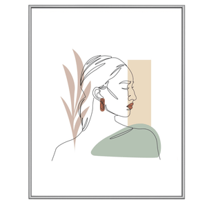 Malina billedramme PVC blank Stål 40x50 cm