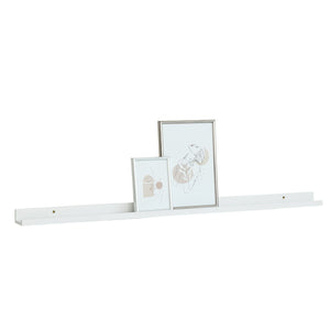 Emmie billedhylde hvid 115x7 cm