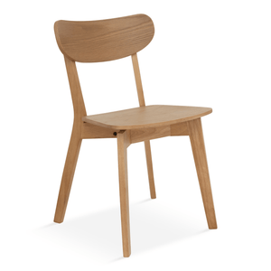 Rory spisebordsstol - Træstol i egetræsfiner
