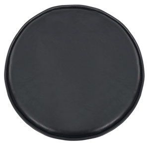 Bella - Sædehynde rund i sort kunstlæder