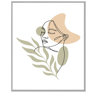 Malina billedramme PVC blank Stål 60x90 cm