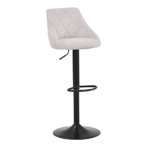 Cassie - beige justerbar barstol med drejefunktion 360 grader