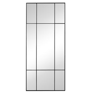 New Yorker spejl med sort ramme 180 x 80 cm