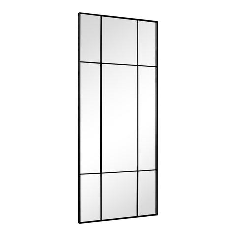 New Yorker spejl med sort ramme 180 x 80 cm