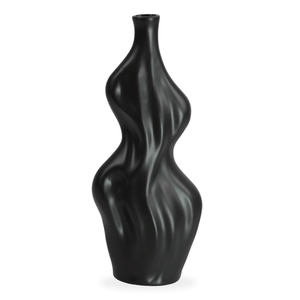 Alva keramik vase sort 25 cm