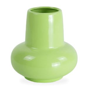 Birka keramik vase grøn 15 cm