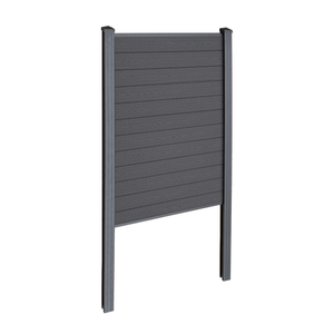 Finley komposithegn startmodul - H: 180 x L: 90 cm - Antracitgrå/sort