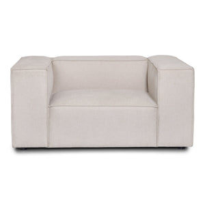 Hailey lænestol i beige L: 136 X D: 100 X H: 64 Cm