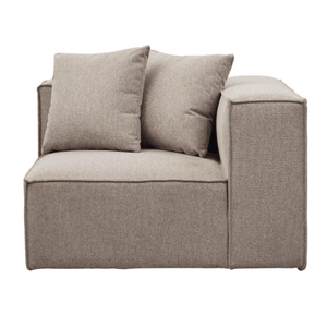 Hailey hjørne modul i sand L: 100 X D: 100 X H: 65 cm