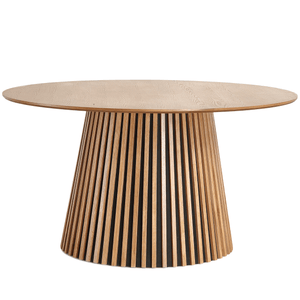 Lewis - Lamel rundt Spisebord I Egefiner Ø140 cm