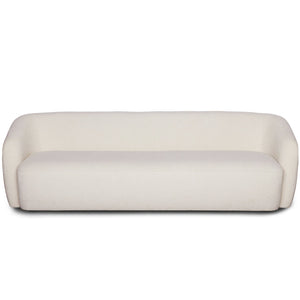 Melisa - 3 personers sofa i hvid boucle L: 220 x D: 84 x H: 66 cm