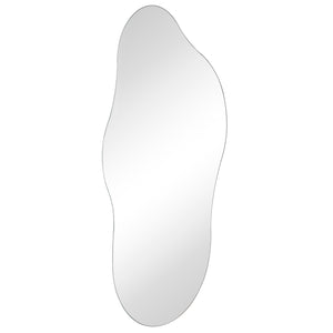 Zelina organisk spejl uden ramme i 150x50 cm