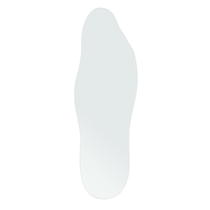 Zelina organisk spejl uden ramme i 150x50 cm