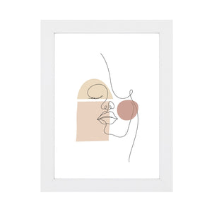 Lea billedramme 13x18 cm hvid