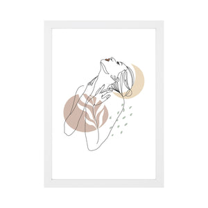 Lea billedramme 21x30 cm hvid