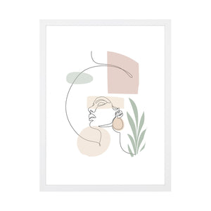 Lea billedramme 30x40 cm hvid