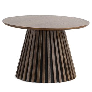 Lewis lamel sofabord røget eg Ø70 cm