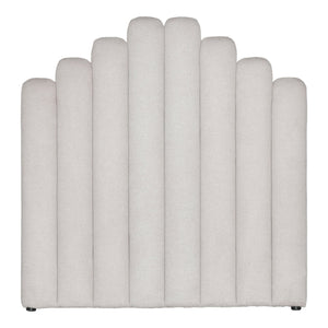 Viola sengegavl 140x143 cm i beige tekstil