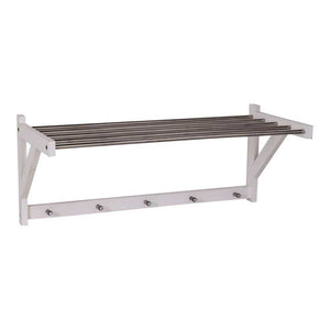 Katja Knagerække med hylde - Hvid