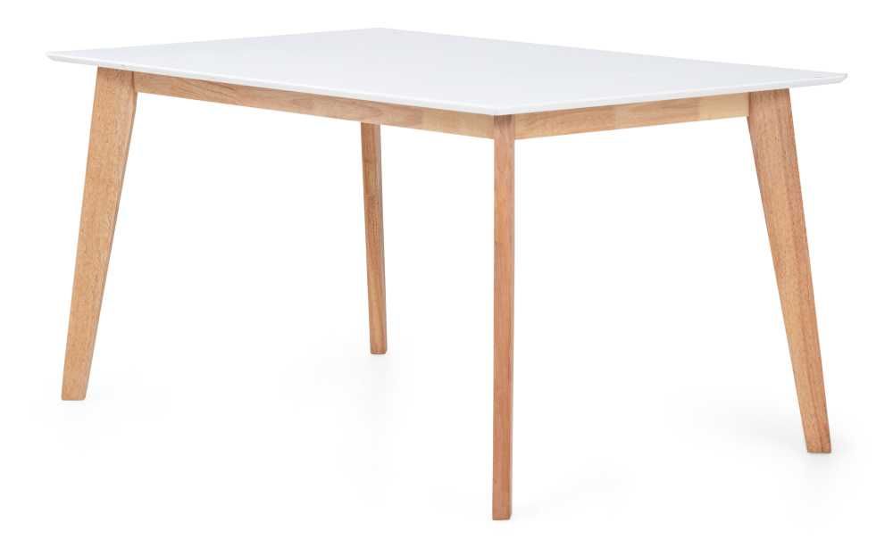 Dem grænse Sovesal Hvidt spisebord med træben | 180 cm | Nimara.dk