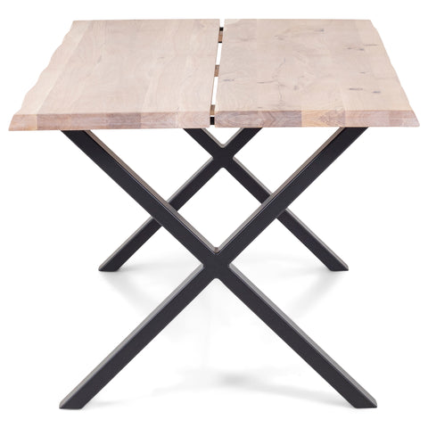 Aura plankebord - 300 x 95 cm - Hvidolieret med krydsben (Ikke forberedt til tillægsplader)