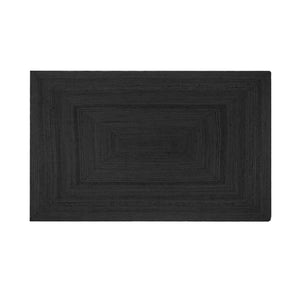 Alex tæppe - Sort jute 135x65