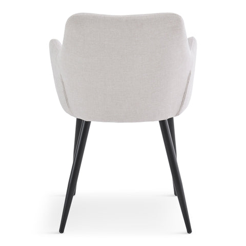 Isabella - spisebordsstol beige tekstil