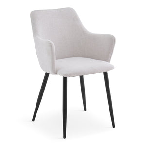 Isabella - spisebordsstol beige tekstil