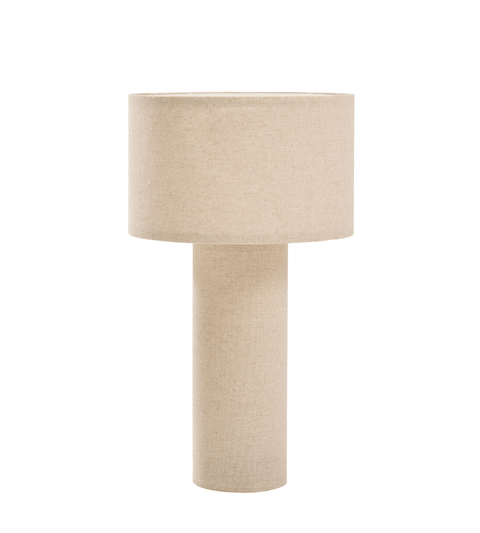 Mariah bordlampe med lampeskærm i linned 42 x 24 cm