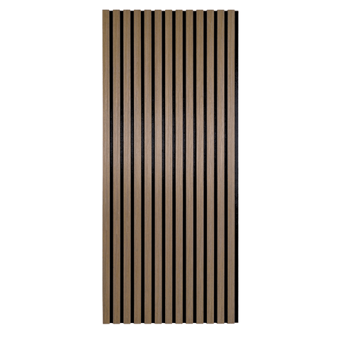 Akustikpanel i røget egetræsfiner 1200x520x18 mm