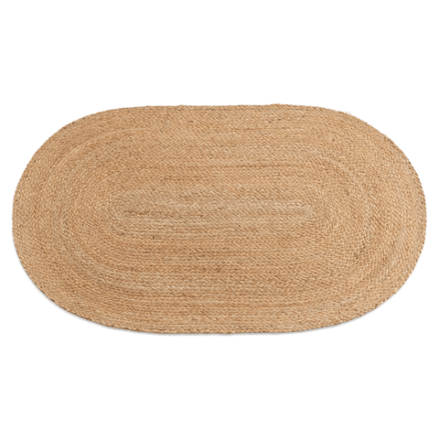Arthur oval tæppe - Jute 70x120 cm