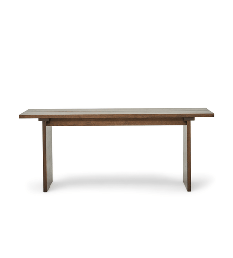 Mekia - bænk i røget eg 110x35x45 cm