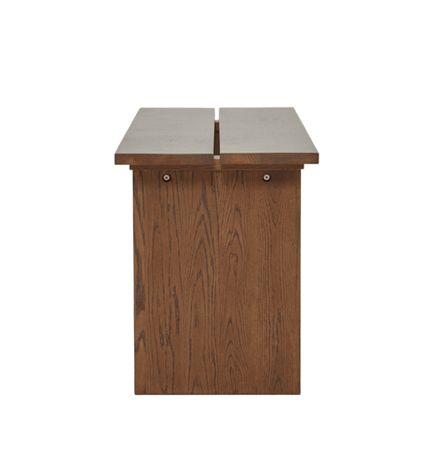 Mekia - bænk i røget eg 110x35x45 cm