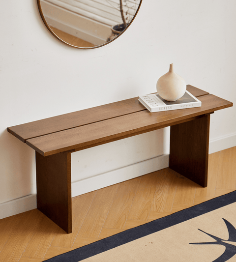 Mekia - bænk i røget eg 110x35x45 cm