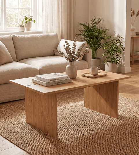 Mekia sofabord i eg 100x60x45 cm
