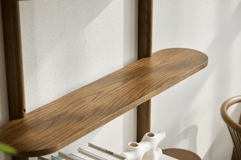 Juliet væghylde i røget eg med 3 hylder H:100 x D:22 x B:90 cm