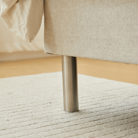 Nolan sengeben i chrome 20x5 cm (4 stk.)