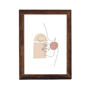 Paloma  billedramme 13x18 cm røget træ