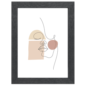 Paloma billedramme 13x18 cm sort