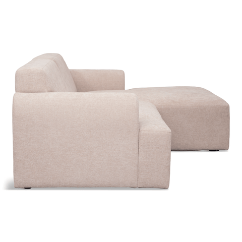Arianna chaiselong sofa cream - Venstrevendt