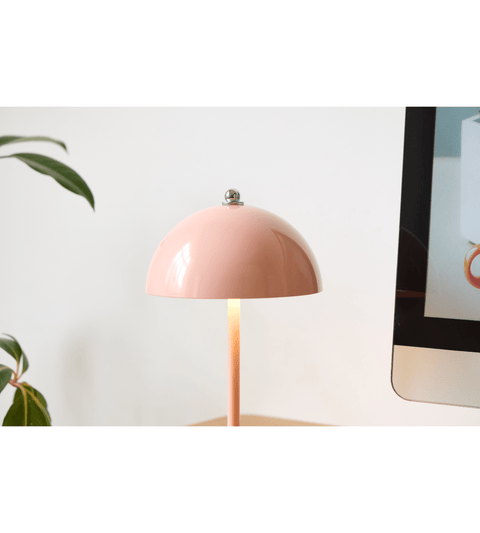 Bloom bordlampe Lyserød