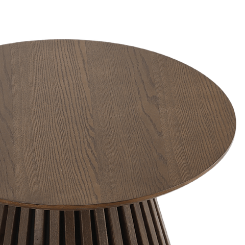 Lewis lamel sofabord røget eg Ø70 cm