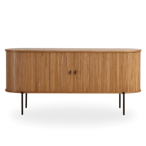 Florence jalousi skab med lameller i eg 160x45x75 cm